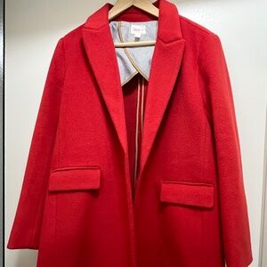 Riley & Rae Jacket Women's Extra Large Red Varsity Core Coat
